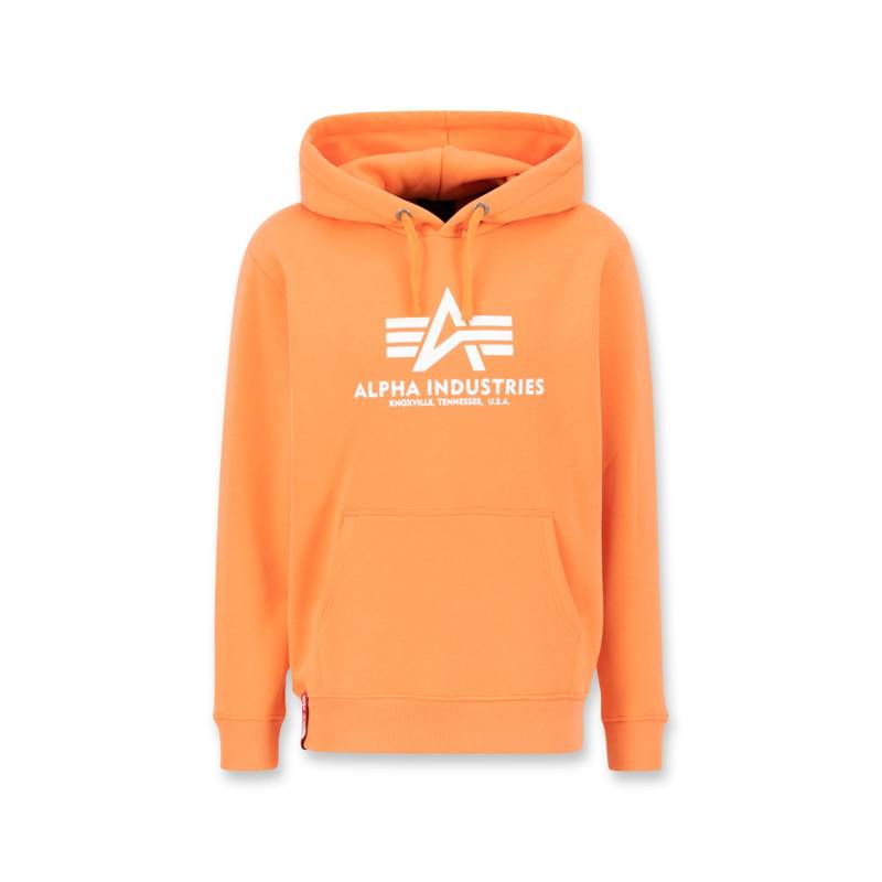 Hoodie Herren Orange  L von Alpha Industries