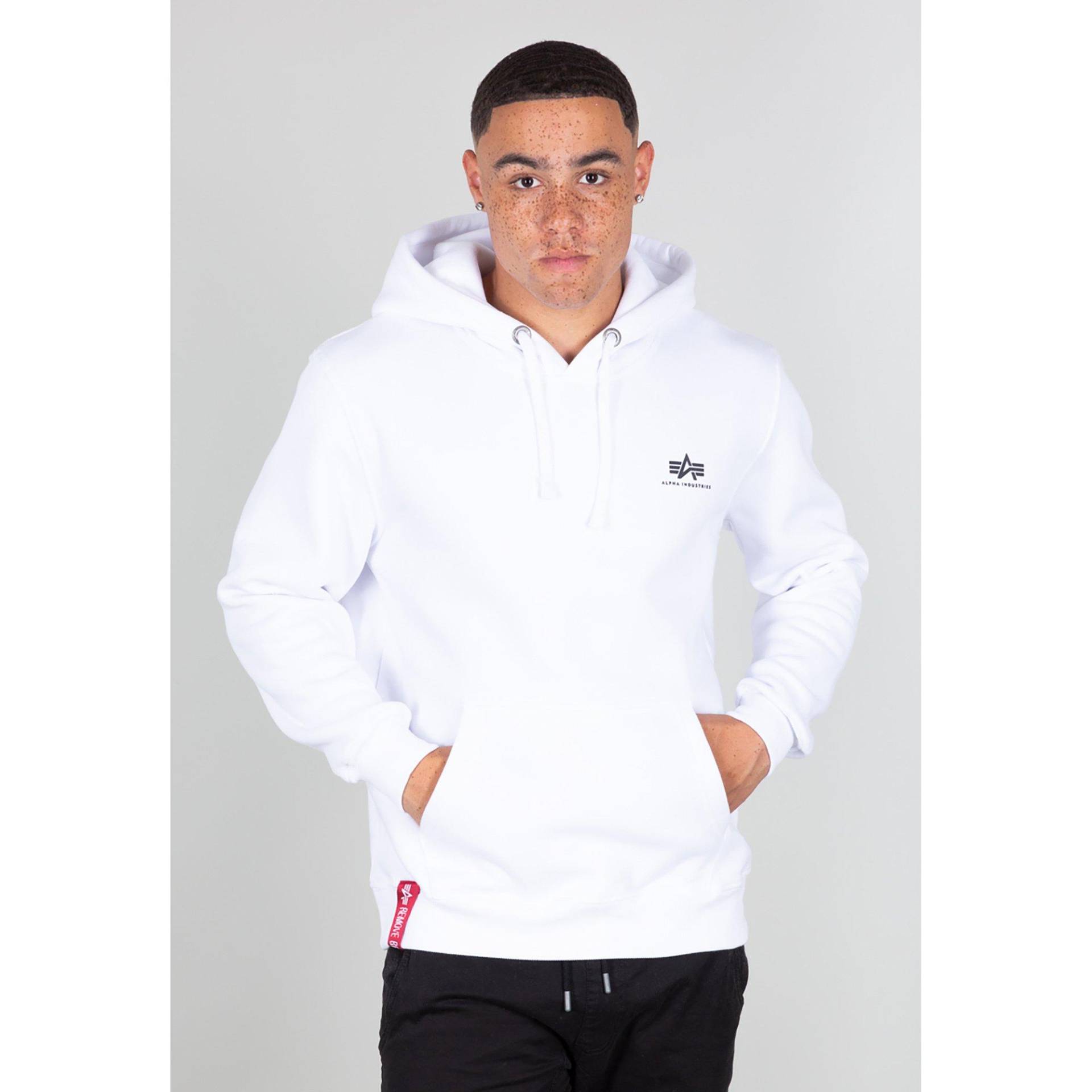 Alpha Industries - Hoodie, für Herren, Weiss, Größe L von Alpha Industries