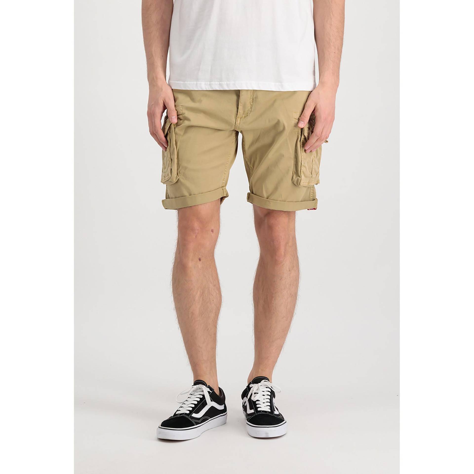 Shorts, Regular Fit Herren Beige  30 von Alpha Industries