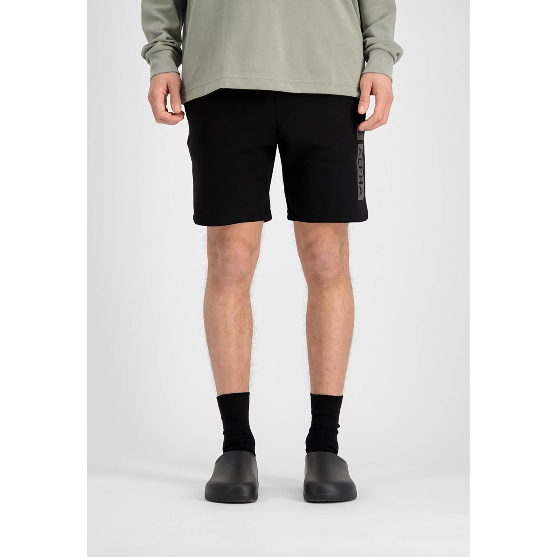 Shorts, Regular Fit Herren Schwarz M von Alpha Industries