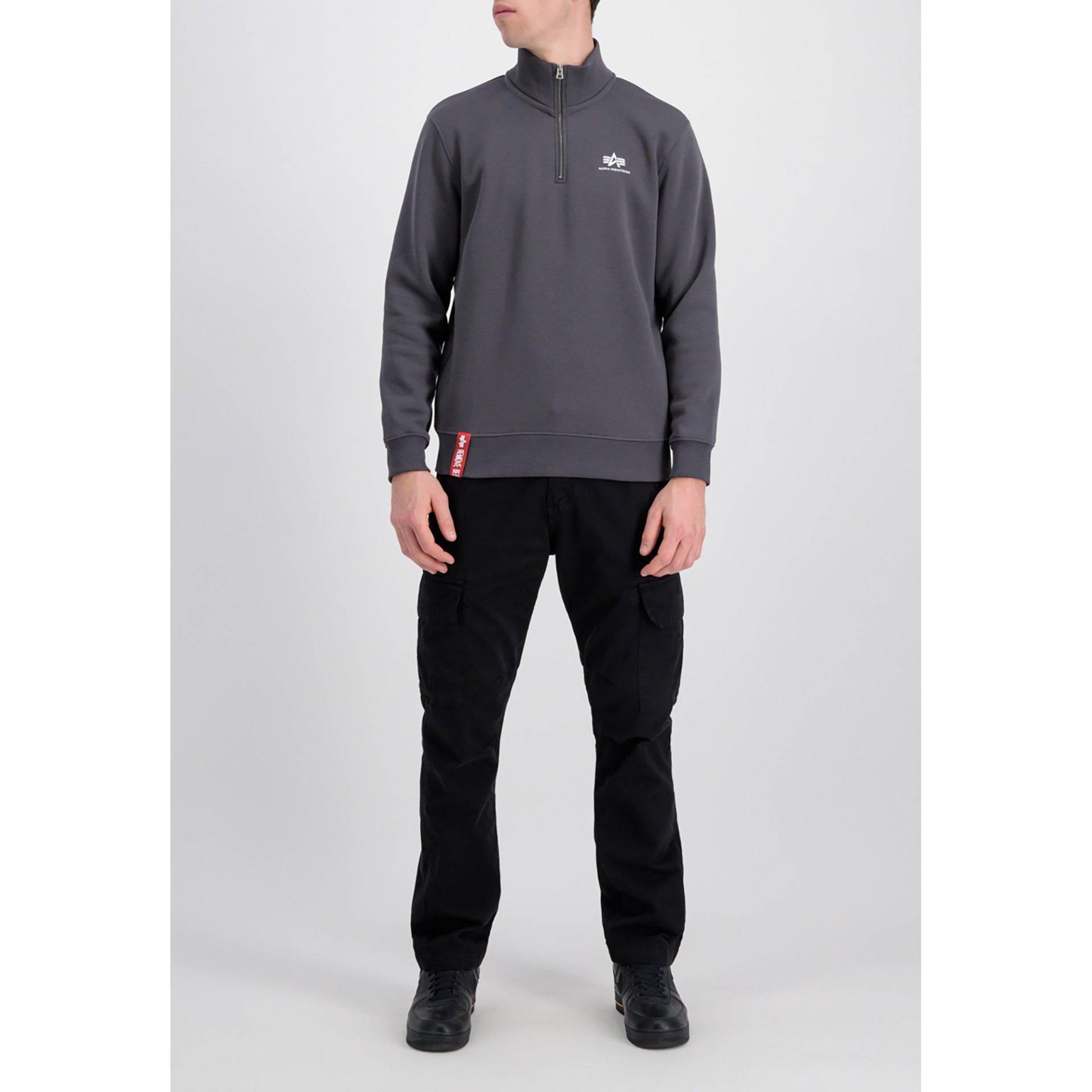 Alpha Industries - Sweatshirt, für Herren, Grau, Größe S von Alpha Industries