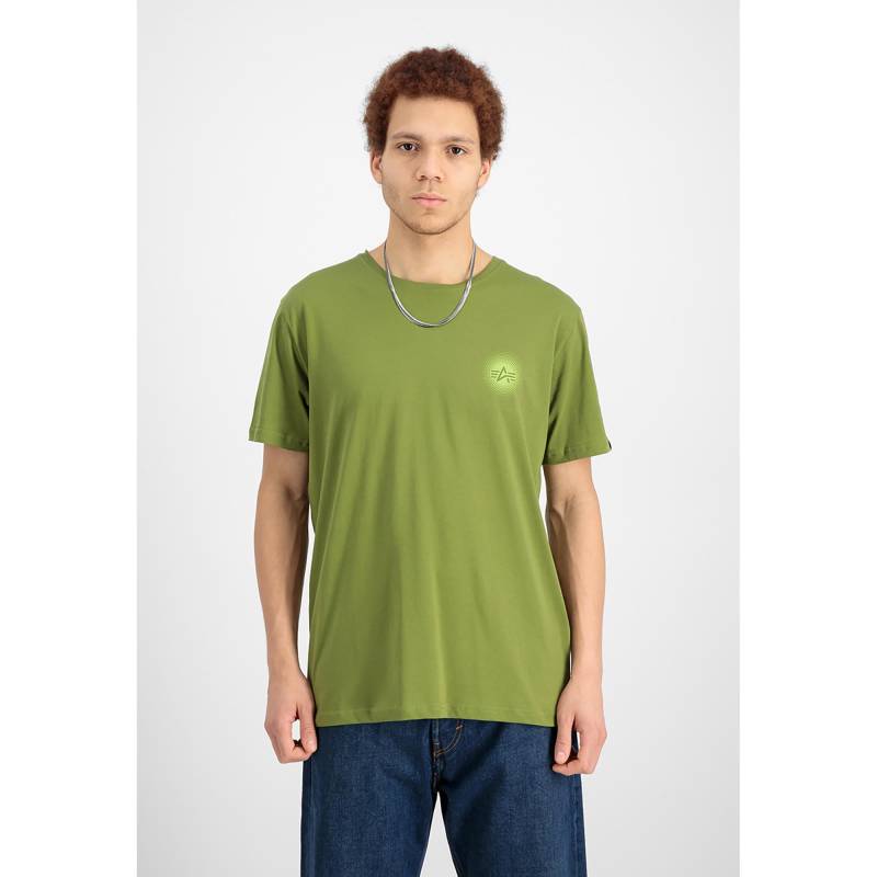 T-shirt, Regular Fit, Kurzarm Herren Grün  3XL von Alpha Industries