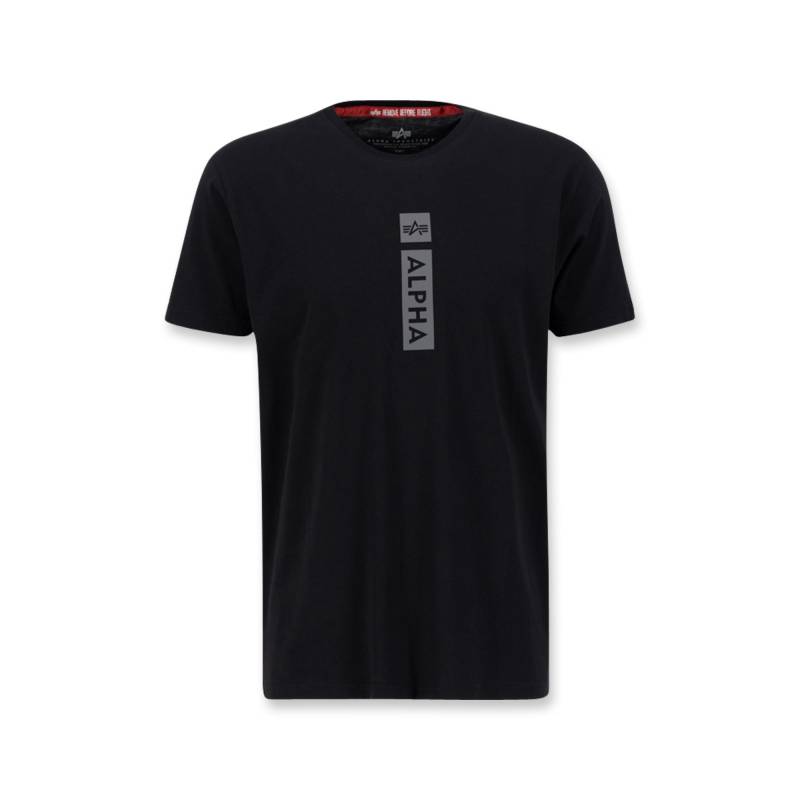 T-shirt, Regular Fit, Kurzarm Herren Schwarz 3XL von Alpha Industries