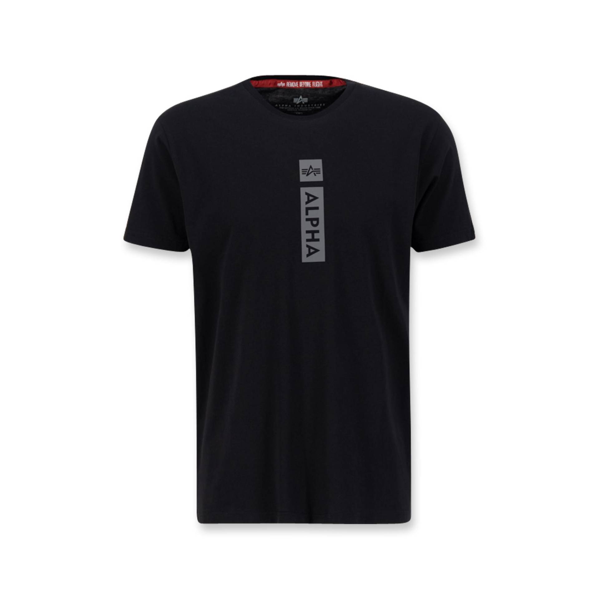 T-shirt, Regular Fit, Kurzarm Herren Schwarz XXL von Alpha Industries