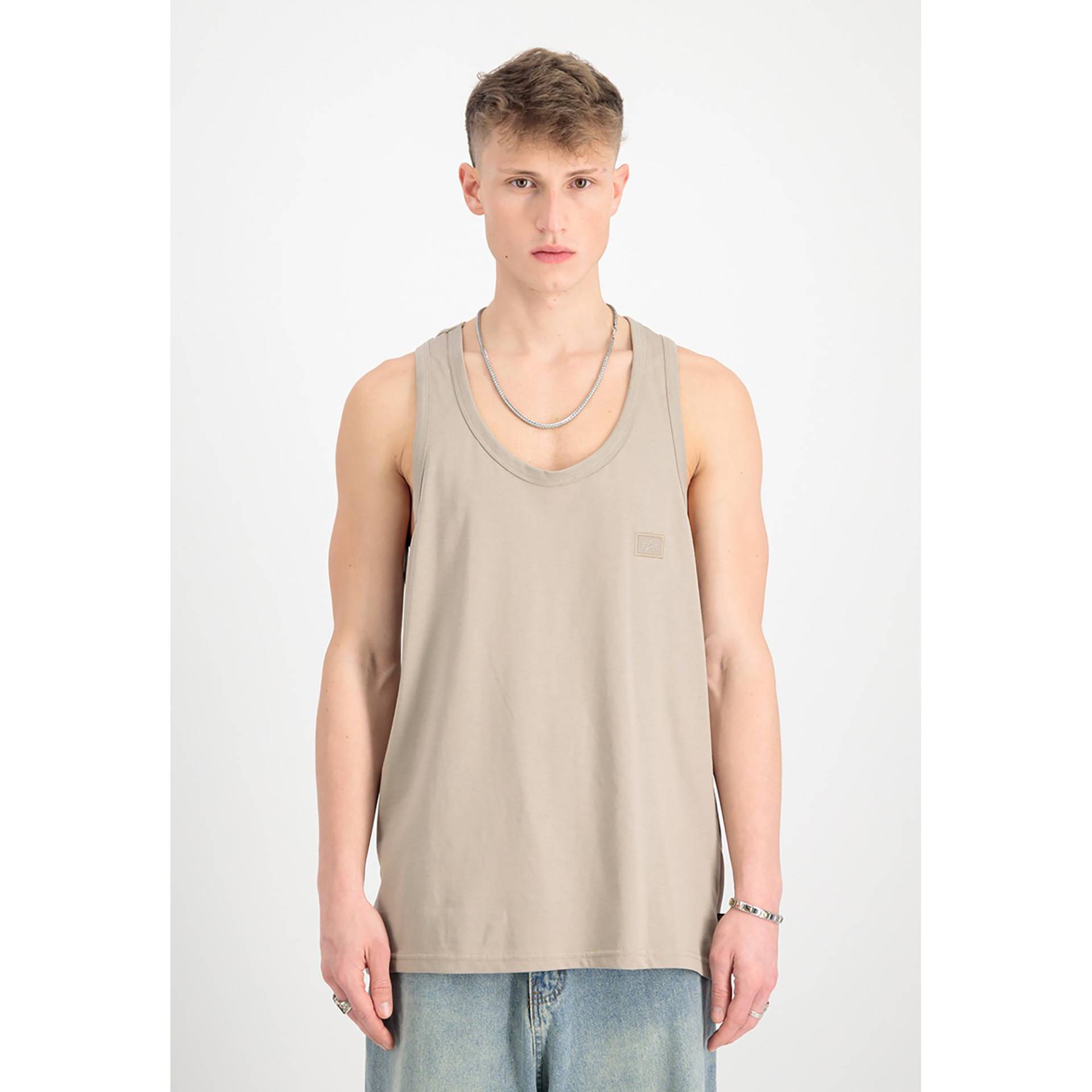 Tank Top, Loose Fit Herren Sand  L von Alpha Industries