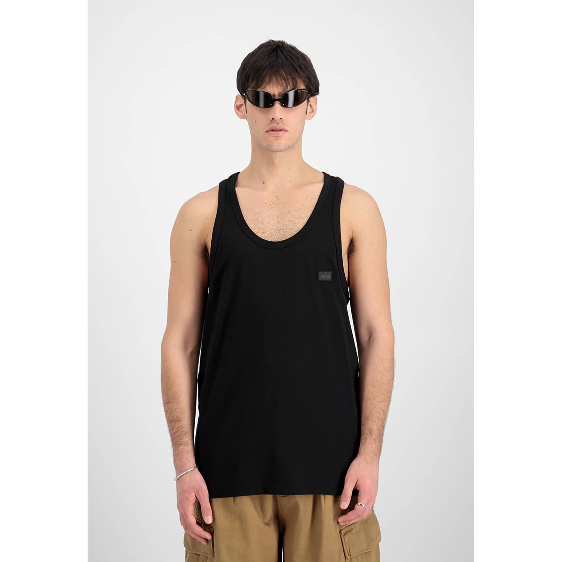 Tank Top, Loose Fit Herren Schwarz L von Alpha Industries