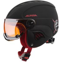 ALPINA Kinder Helm Carat LE Visor HM schwarz von Alpina