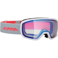 ALPINA Kinder Skibrille Scarabeo JR Vario weiss von Alpina