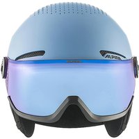 ALPINA Kinder Skihelm Zupo Visor Q-Lite blau | 48-52CM von Alpina