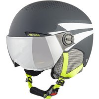 ALPINA Kinder Skihelm Zupo Visor Q-Lite grau | 51-55CM von Alpina