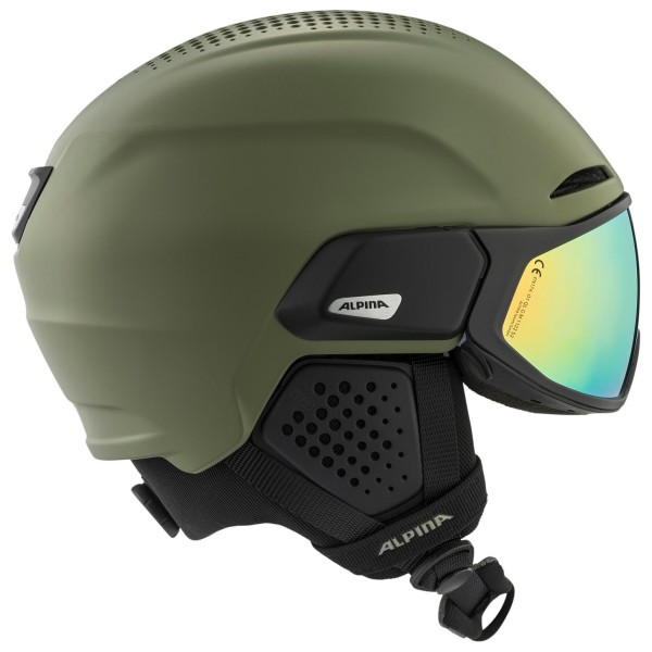 Alpina - Alto Q-Lite - Skihelm Gr 51-55 cm oliv von Alpina