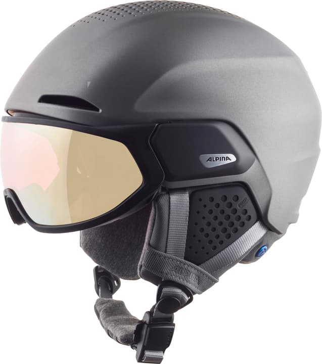 Alpina Alto QV Skihelm grau von Alpina