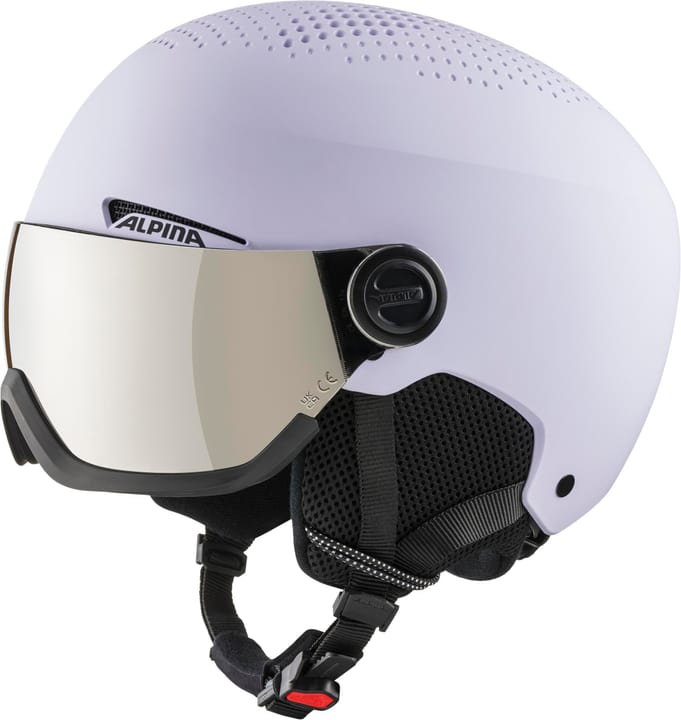 Alpina Arber Visor Q-Lite Skihelm flieder von Alpina