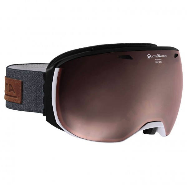 Alpina - Big Horn QVMM - Skibrille schwarz/lila/rosa/grau von Alpina