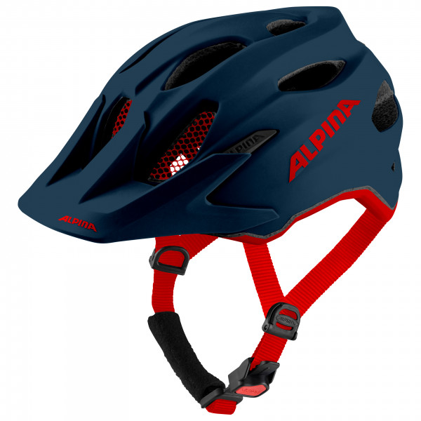 Alpina - Carapax Junior - Velohelm Gr 51-56 cm blau von Alpina