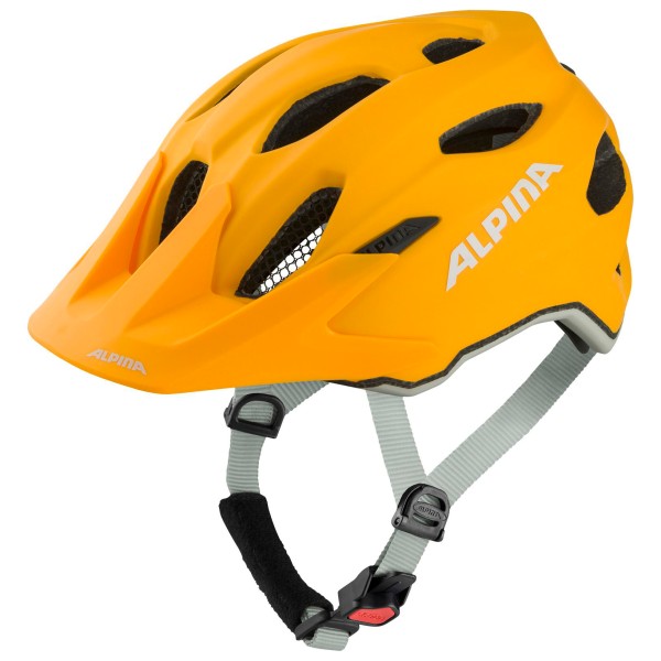 Alpina - Carapax Junior - Velohelm Gr 51-56 cm orange von Alpina