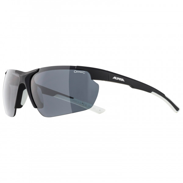 Alpina - Defey HR Ceramic Mirror Cat 1-3 - Velobrille grau/schwarz von Alpina