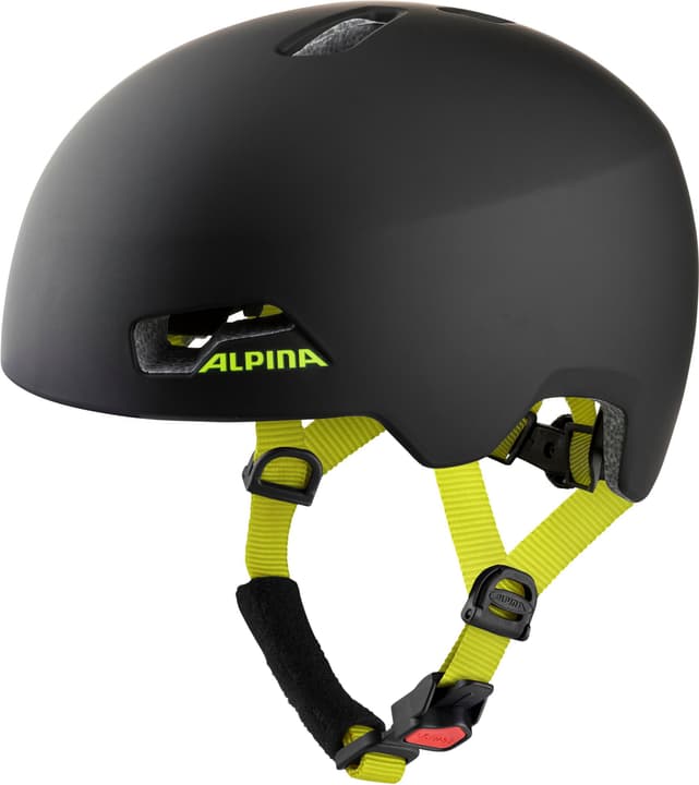 Alpina Hackney black-neon-yellow matt Velohelm schwarz von Alpina