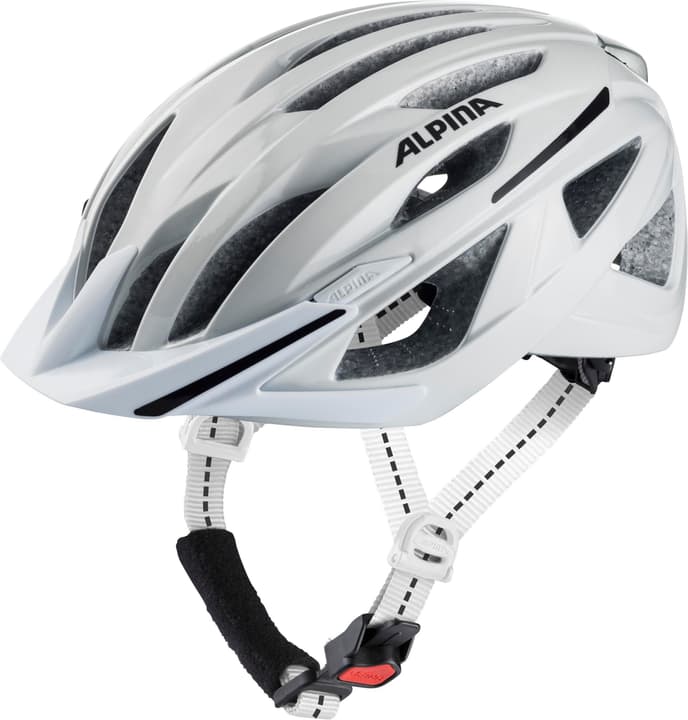 Alpina Haga white gloss Velohelm weiss von Alpina