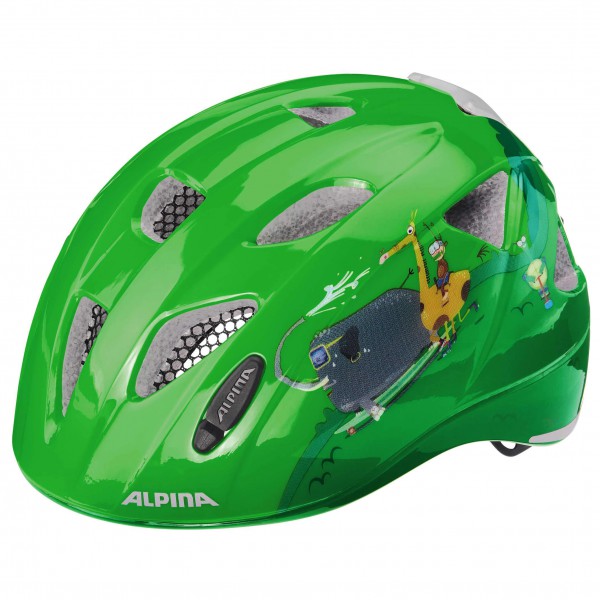 Alpina - Kid's Alpina Ximo Flash - Velohelm Gr 45-49 cm;47-51 cm;49-54 cm bunt;gelb;grün;türkis;weiß von Alpina