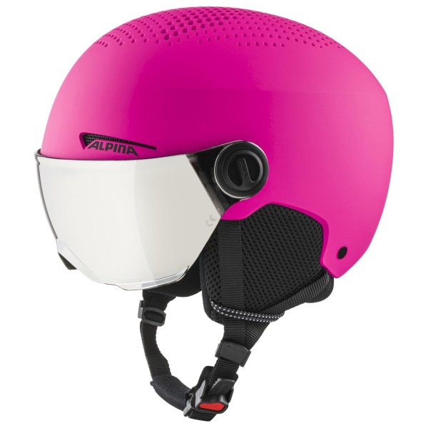 Alpina - Kid's Zupo Visor Q-Lite Mirror S3 - Skihelm Gr 51-55 cm rosa von Alpina