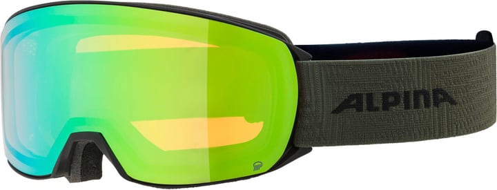 Alpina Nakiska Q Skibrille / Snowboardbrille olive von Alpina