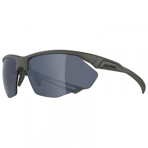 Alpina - Nylos HR Ceramic Mirror S3 - Velobrille grau/schwarz;weiß/rosa von Alpina