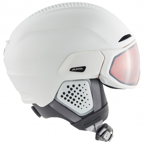 Alpina - Oro Quadro Varioflex Mips - Skihelm Gr 51-55 cm;55-59 cm grau von Alpina