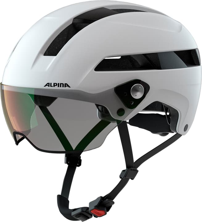 Alpina Soho Visor V Velohelm weiss von Alpina