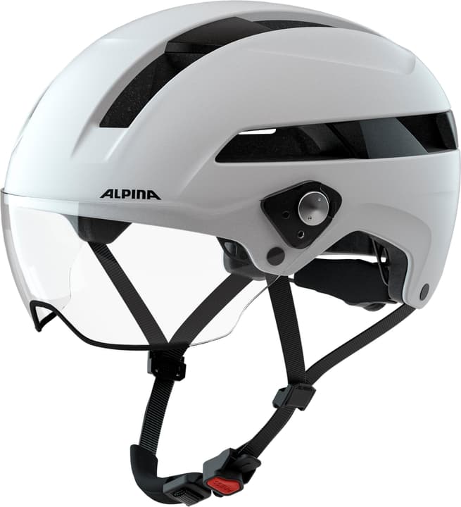 Alpina Soho Visor Velohelm weiss von Alpina