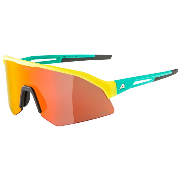 Alpina - Sonic HR Q-Lite Mirror Cat. 3 - Velobrille bunt von Alpina