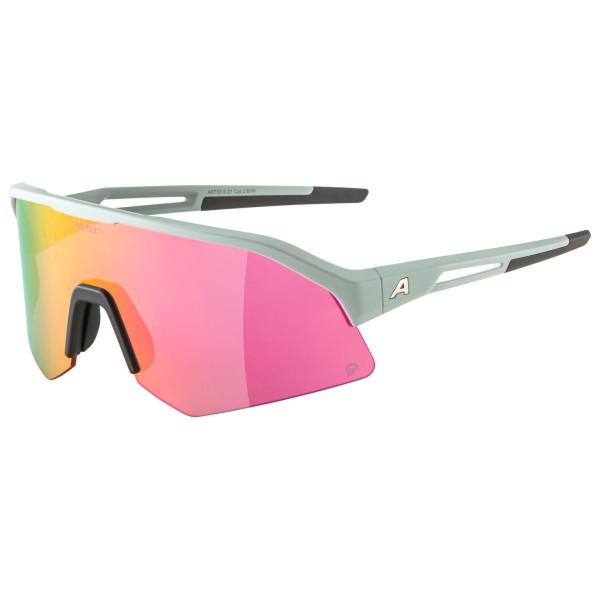 Alpina - Sonic HR Q Mirror Cat. 2 - Velobrille rosa von Alpina