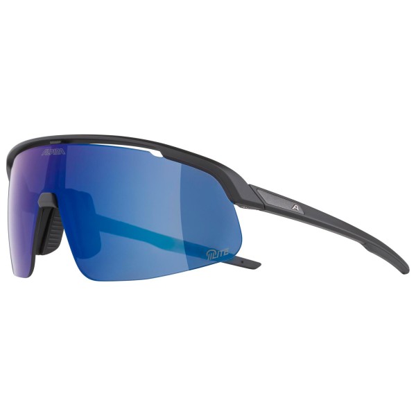 Alpina - Turbo Pro S Q-Lite Mirror S3 - Velobrille blau von Alpina