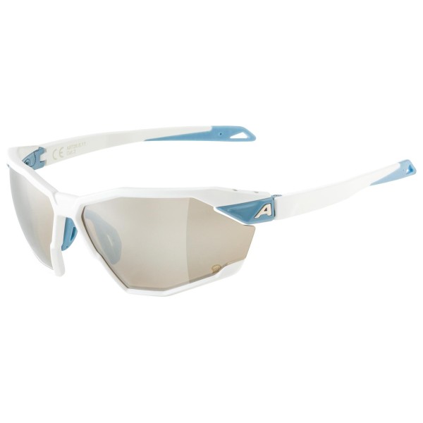 Alpina - Twist Six Q Mirror S3 - Velobrille weiß von Alpina