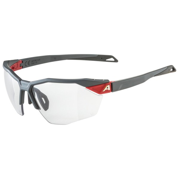 Alpina - Twist Six S HR V Cat. 1-3 - Sonnenbrille weiß/grau von Alpina