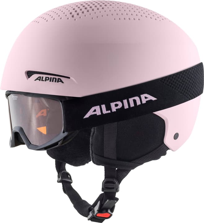 Alpina Zupo SET (+Piney) Skihelm hellrosa von Alpina