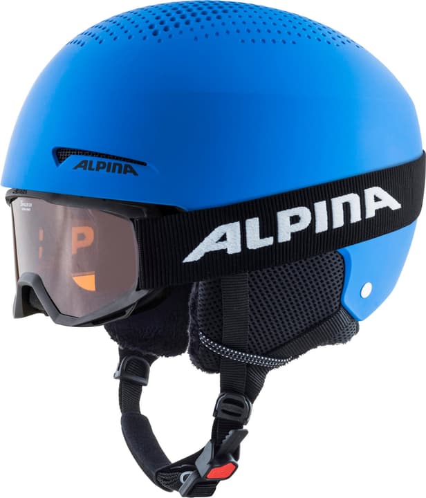 Alpina Zupo SET (+Piney) Skihelm royal von Alpina