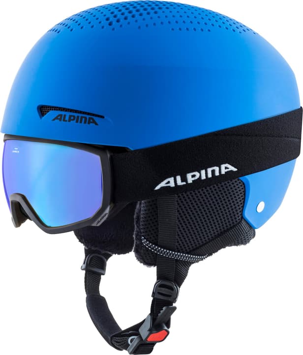 Alpina Zupo SET (+Scarabeo Jr.) Skihelm royal von Alpina