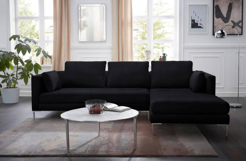 Alte Gerberei Ecksofa »Marinus, L-Form«, inkl. Rückenkissen, Ottomane wahlweise rechts oder links Alte Gerberei Ecksofa »Marinus, L-Form«, inkl. Rückenkissen, Ottomane wahlweise rechts oder links von Alte Gerberei