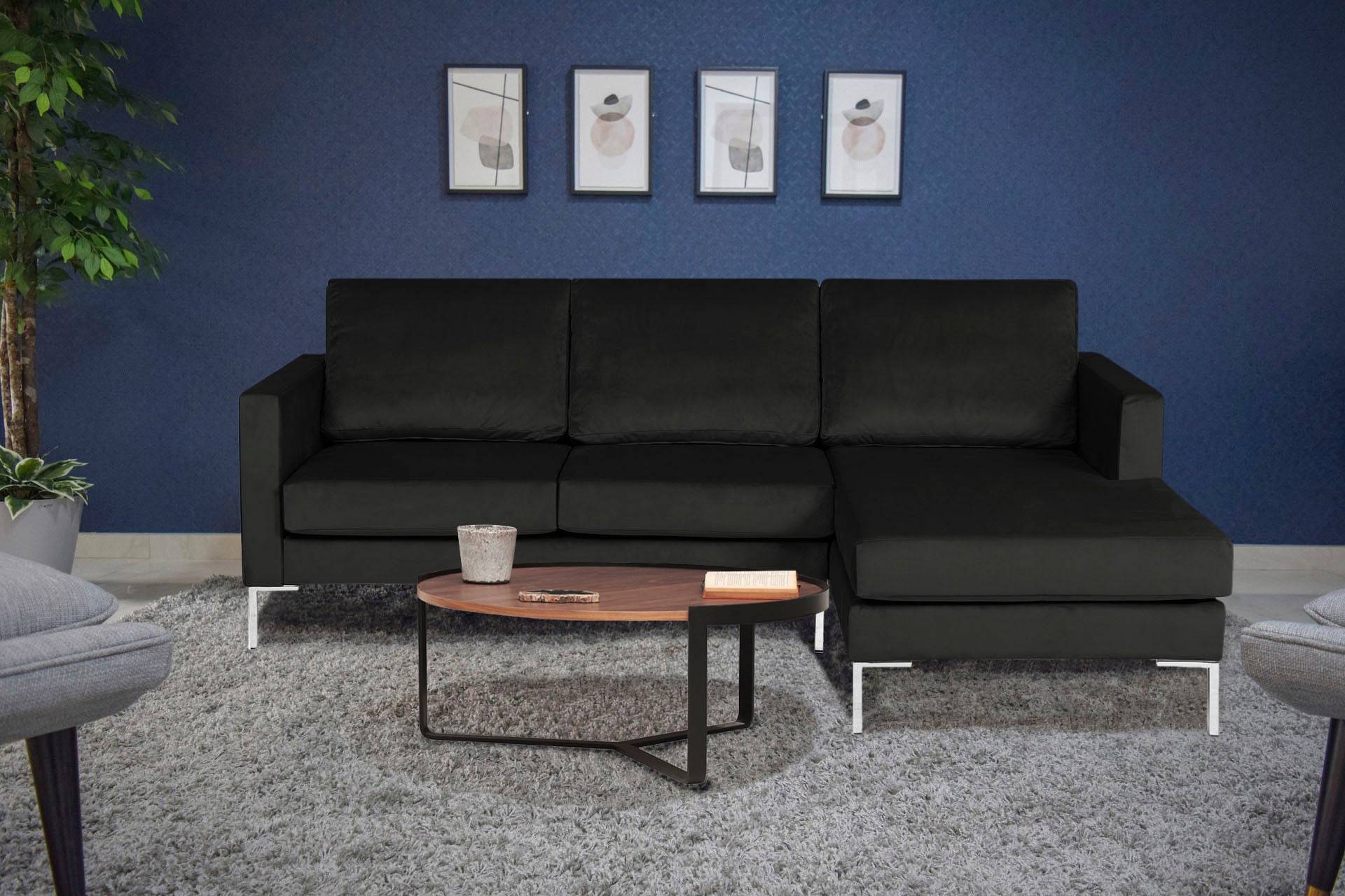 Alte Gerberei Ecksofa »Velina, L-Form«, mit Metall-Winkelfüssen, Breite 209 cm Alte Gerberei Ecksofa »Velina, L-Form«, mit Metall-Winkelfüssen, Breite 209 cm von Alte Gerberei