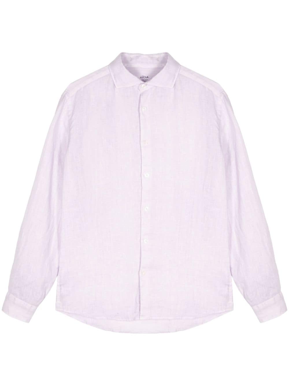 Altea Mercer linen shirt - Purple von Altea