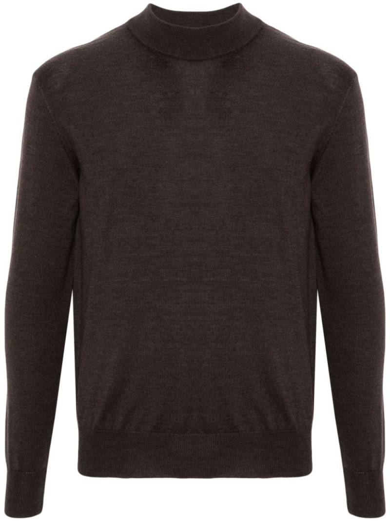 Altea mock-neck jumper - Brown von Altea