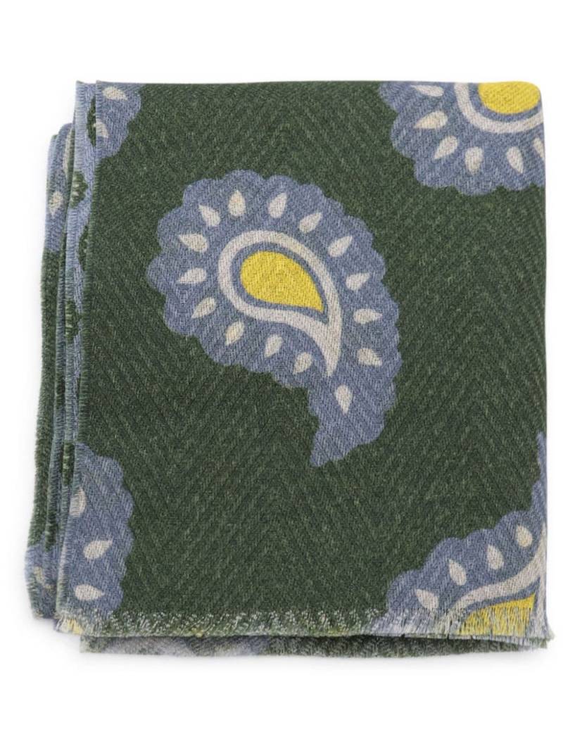 Altea paisley-print scarf - Green von Altea