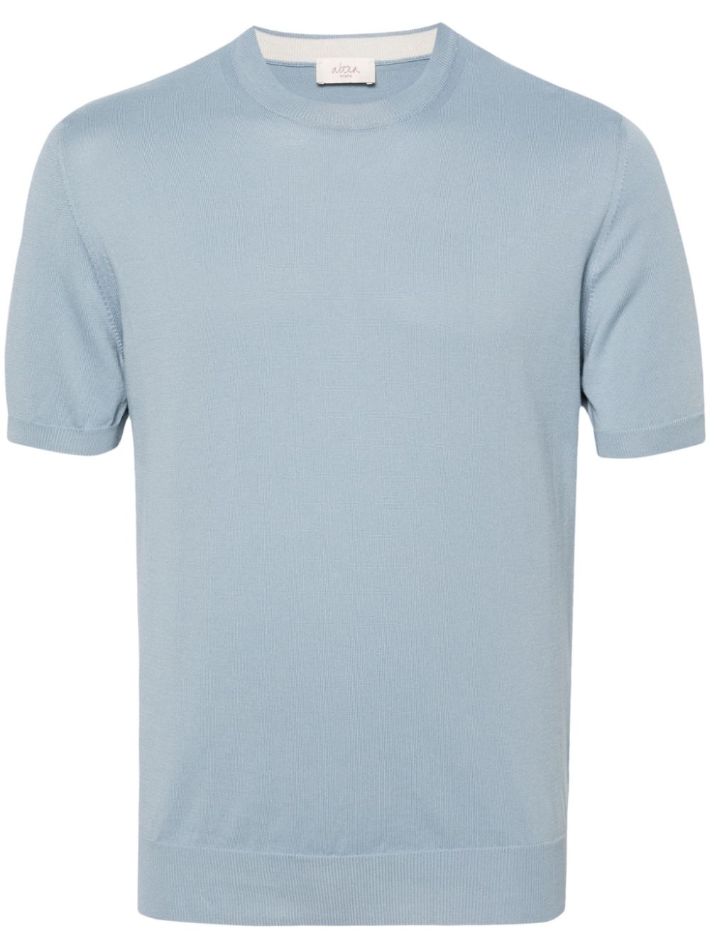 Altea short-sleeve cotton jumper - Blue von Altea