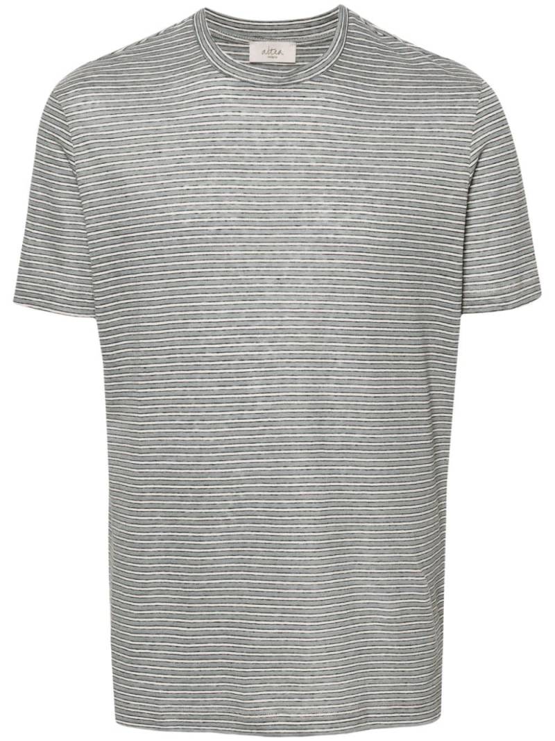 Altea striped short-sleeve T-shirt - Grey von Altea