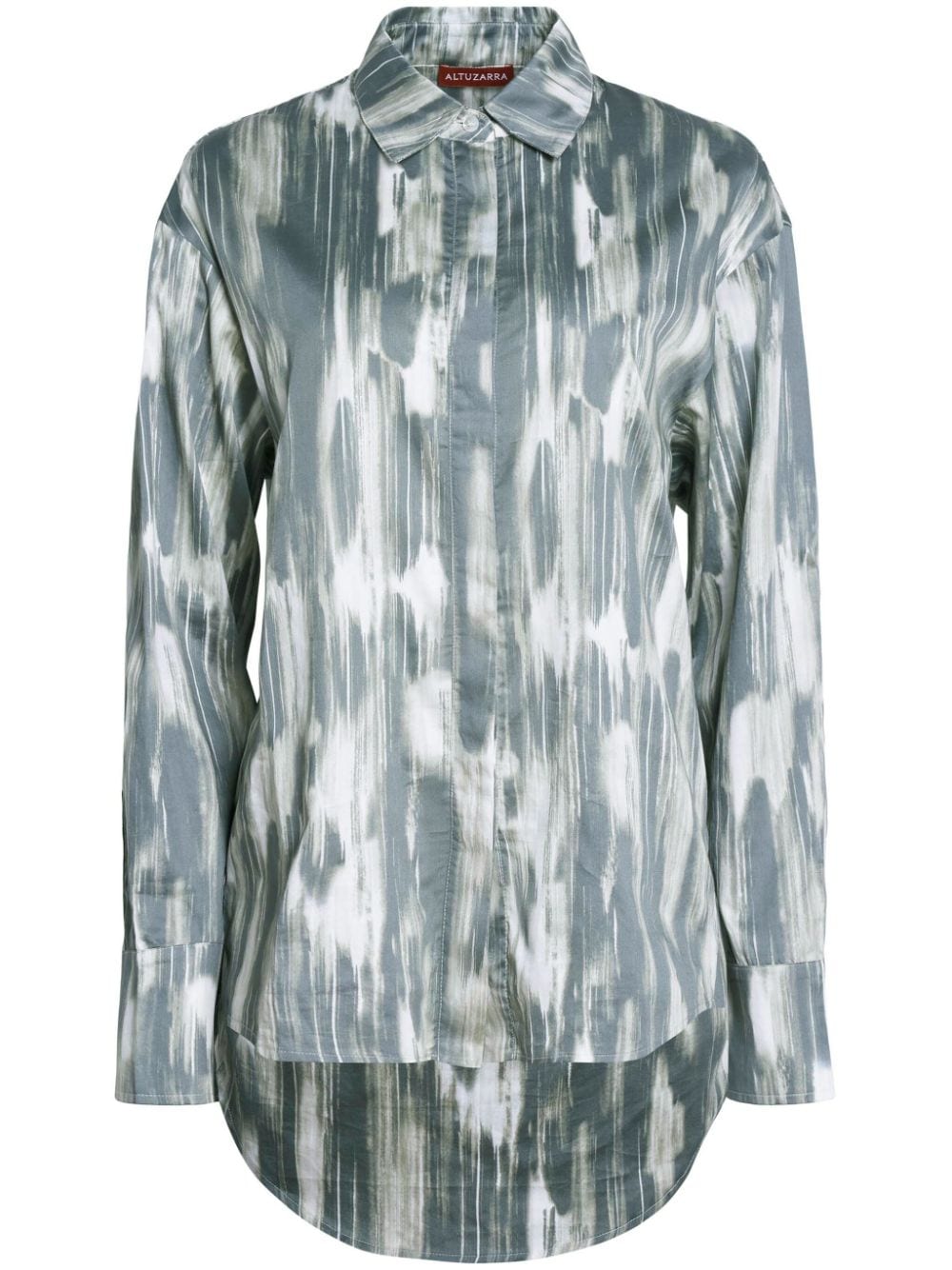 Altuzarra Chika abstract-print shirt - Grey von Altuzarra