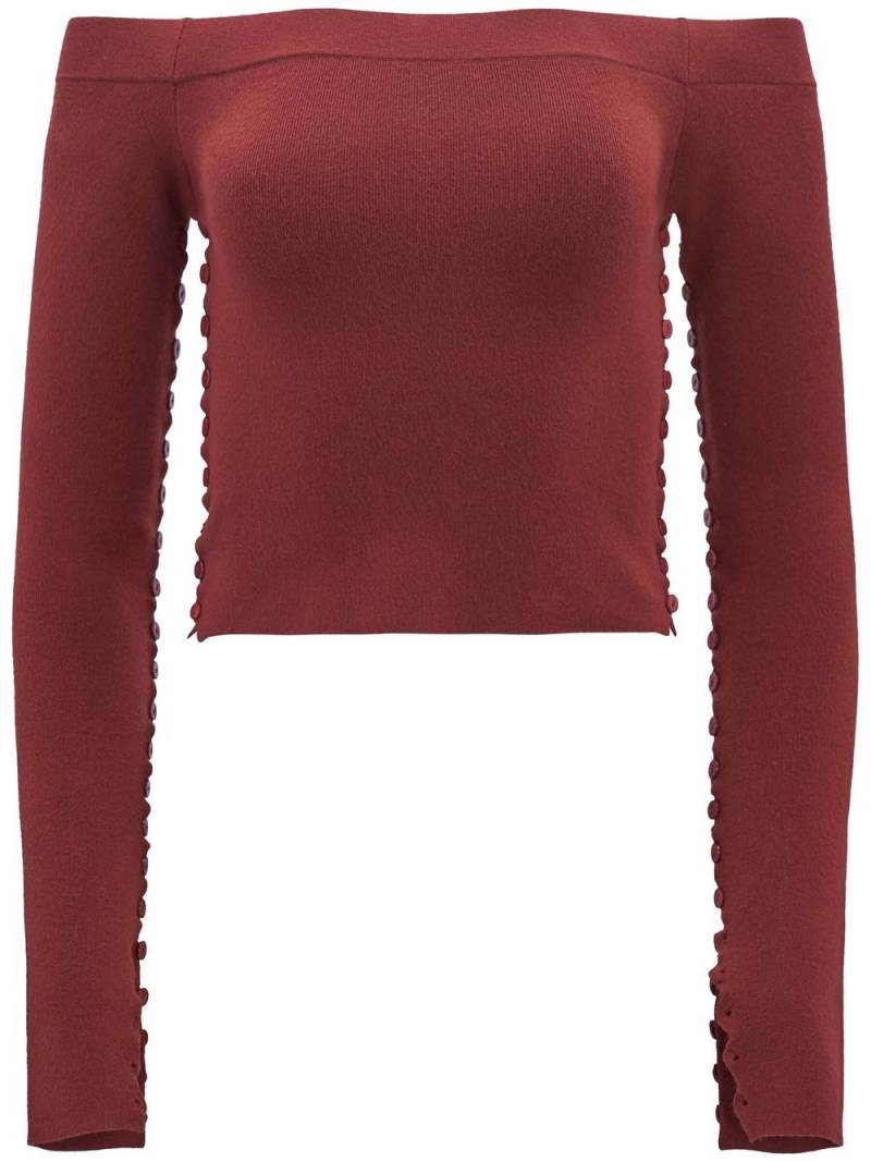 Altuzarra Esi knitted jumper - Red von Altuzarra