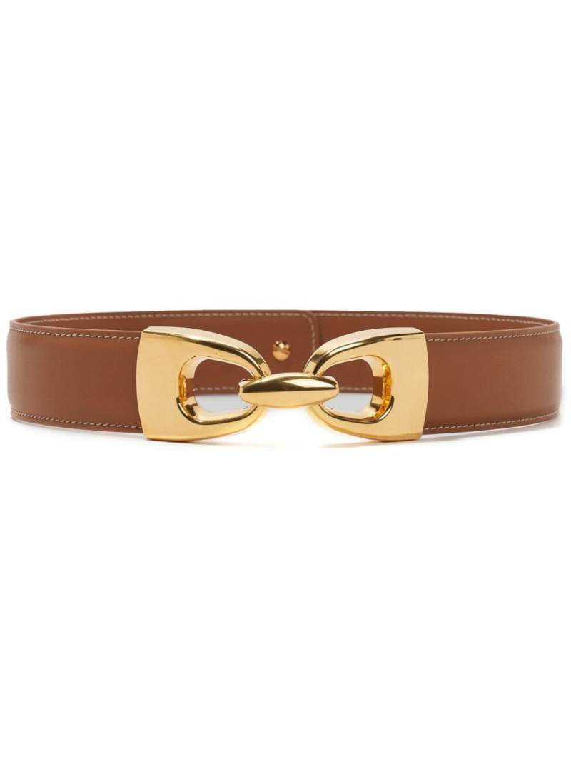 Altuzarra Horsebit leather belt - Brown von Altuzarra