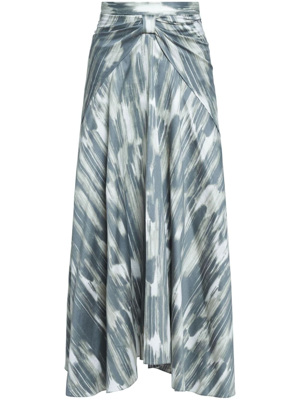 Altuzarra Kalliope cotton-blend skirt - Grey von Altuzarra