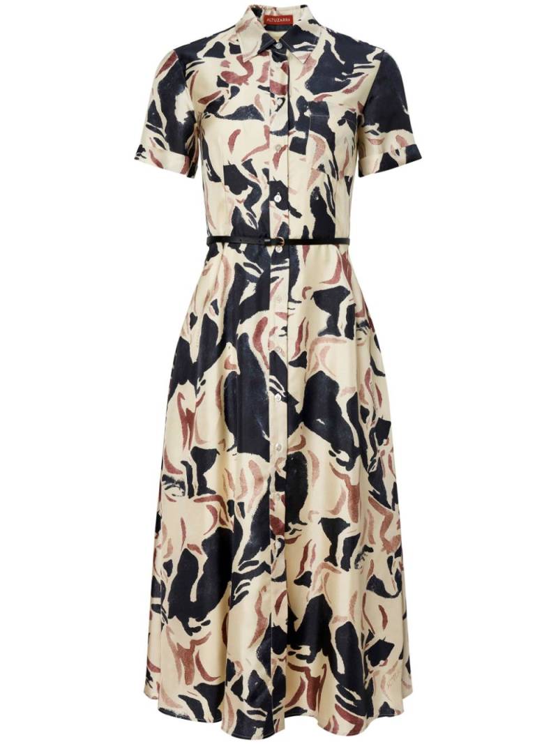 Altuzarra Kiera floral patterned dress - Black von Altuzarra